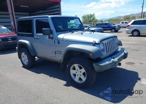 2015 Jeep Wrangler Sport из США, поврежденный, VIN 1C4AJWAG2FL550503